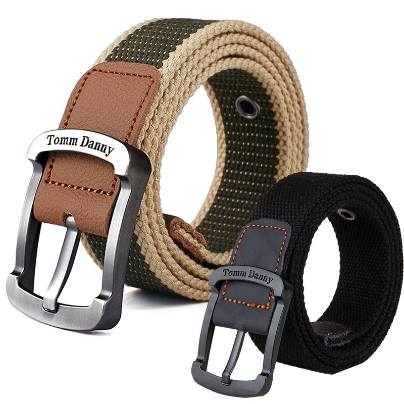Thắt Lưng Vải Nam Nữ - Dây Nịt Nam Bản Rộng 3.5 Cm Chất Liệu Vải Canvas Đầu Khóa Hợp Kim Cao Cấp Msp Tl201