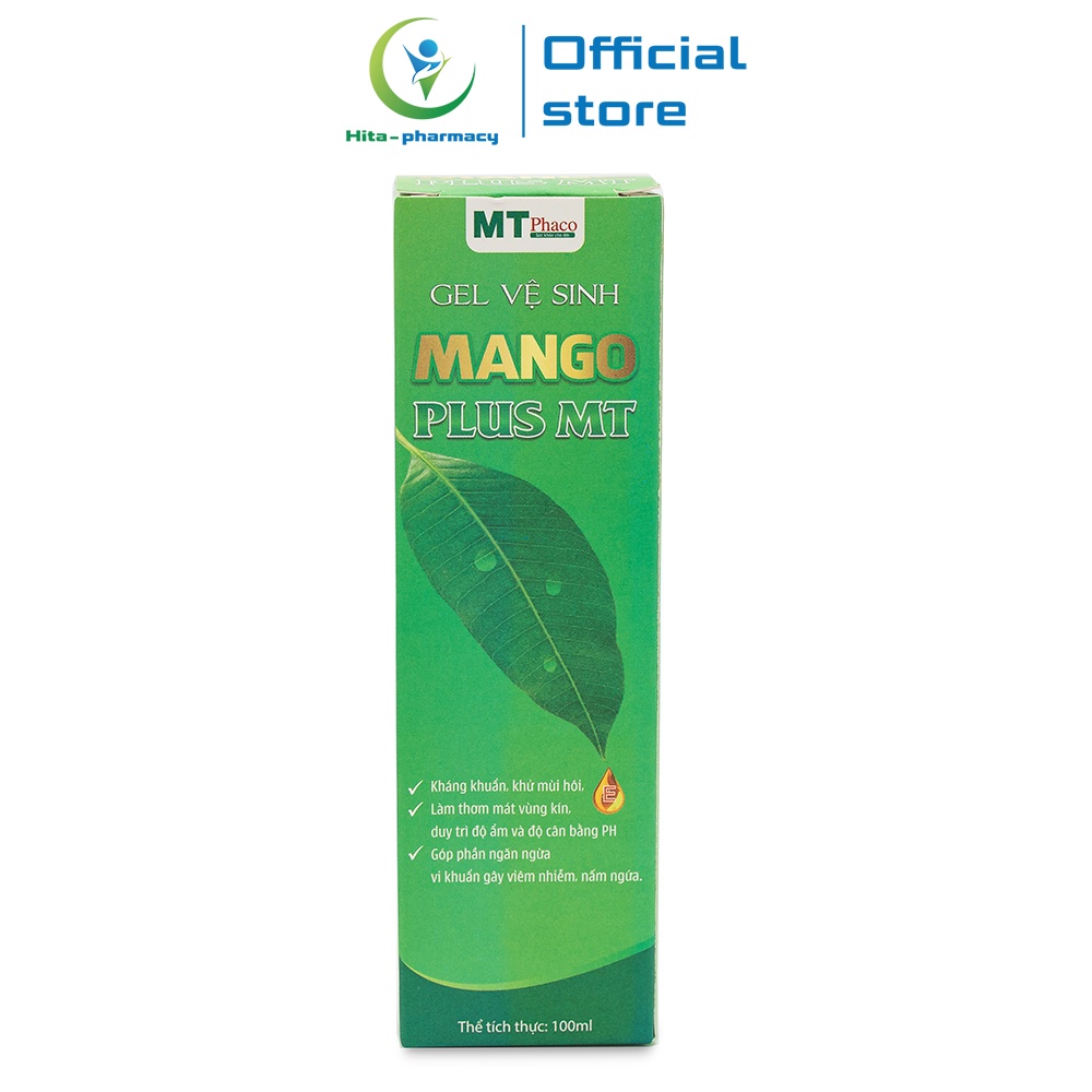 Gel vệ sinh phụ nữ tinh chất xoài Mango Plus MT Pharco Chai 100ml