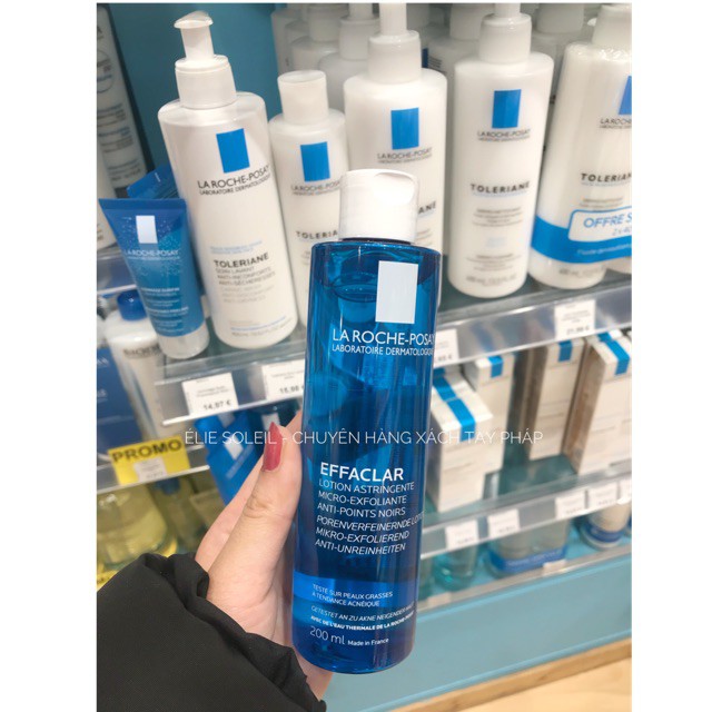 (AUTH- PHÁP) Nước Hoa Hồng La Roche-Posay Effaclar Lotion Astringent 200ml | BigBuy360 - bigbuy360.vn