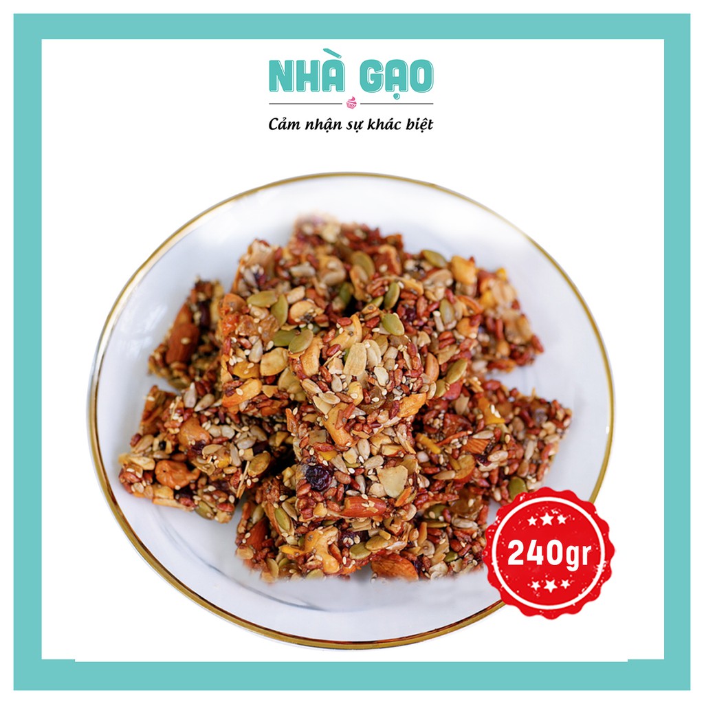 Thanh hạt dinh dưỡng energy bar Nhà Gạo