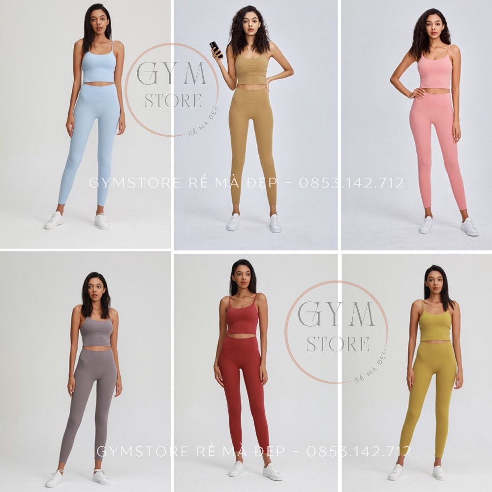 set đồ bộ thể thao tập gym nữ Set bộ đồ tập gym ❤️SIÊU XỊN❤️ vải thun bền đẹp co giãn thấm hút mồ hôi 𝐆𝐘𝐌𝐒𝐓𝐎𝐑𝐄