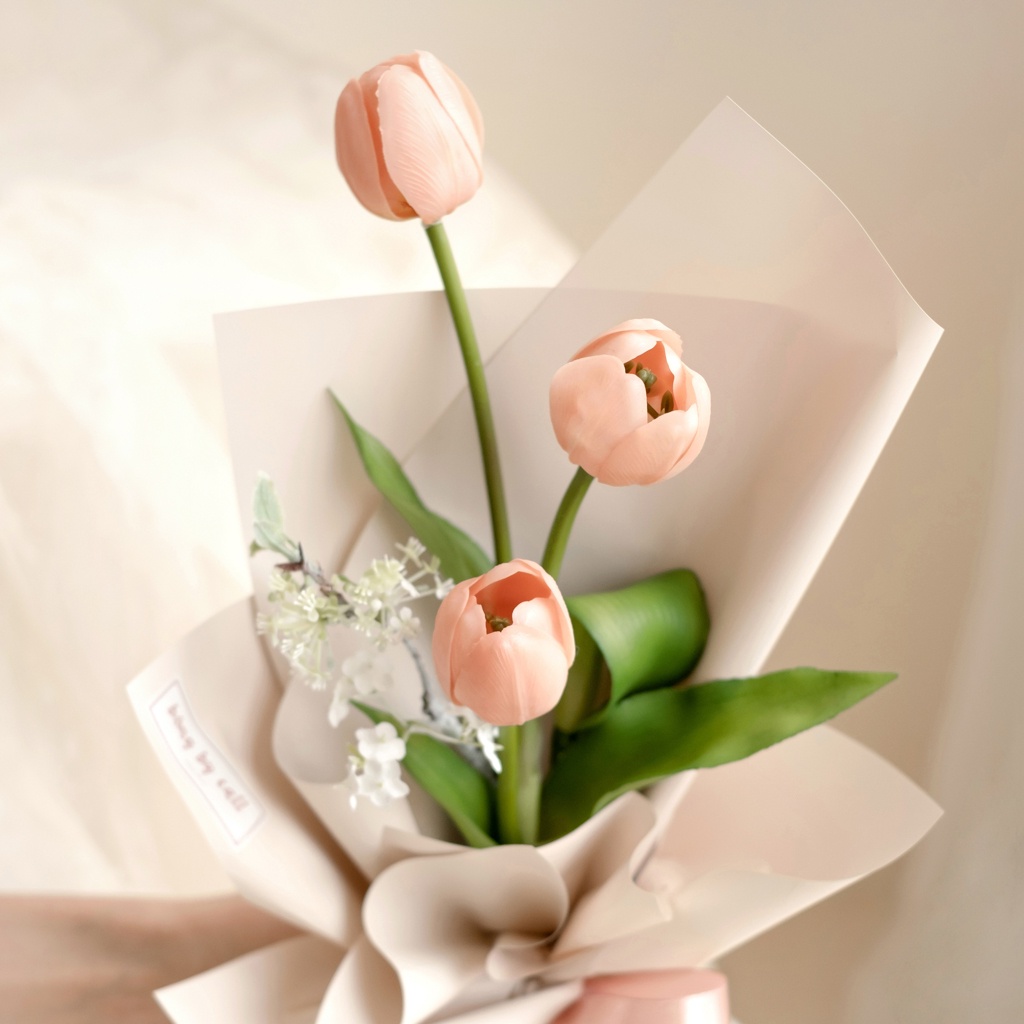 Bó hoa – bó hoa lụa đẹp quà tặng phong cách Hàn Quốc thương hiệu BÔNG BY CATT 🎀 quà tặng sinh nhật bạn gái, tặng mẹ 🎀