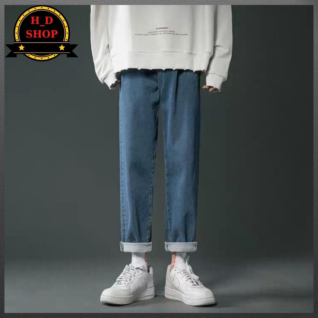 Quần jeans Baggy rộng trơn ống suông nam (Q4 ) cam kết Giặt không phai màu - HÀNG CAO CẤP LOẠI 1 | BigBuy360 - bigbuy360.vn