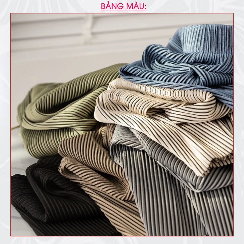 Quần Ống Suông Nữ MIN19 Quần Ống Rộng Nữ Cullotes Tăm To Lưng Cao Cạp Cao Dáng Dài Bigsize Màu Đen Nâu Be Thời Trang
