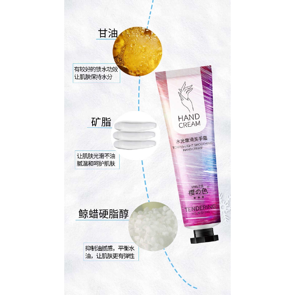 Kem dưỡng da tay chiết xuất hoa anh đào chống khô da 30g chất lượng cao | BigBuy360 - bigbuy360.vn