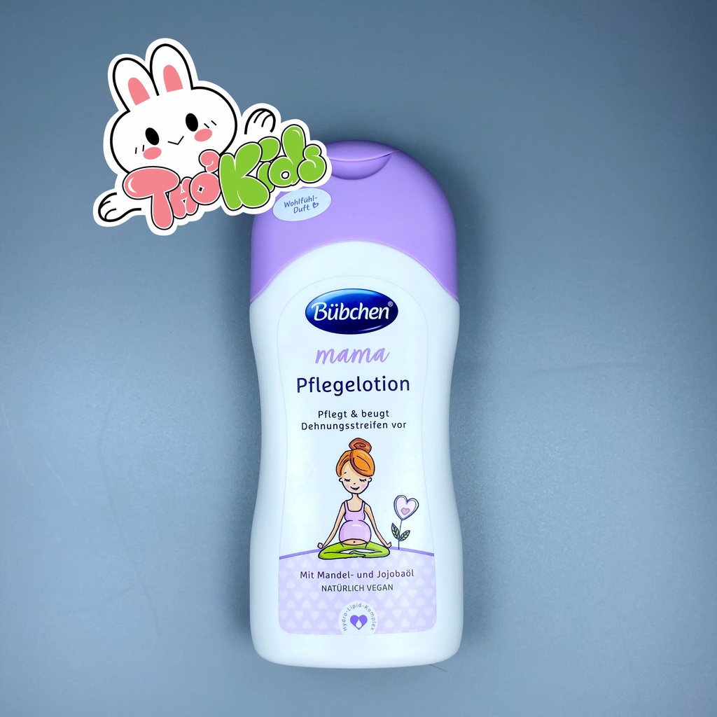 Sữa Tắm Chống Rạn Da & Tái Tạo Da Cho Bà Bầu của  Bubchen Mama Creme Dusche - Hàng Nội Địa Đức, Có Bill, Đi Air