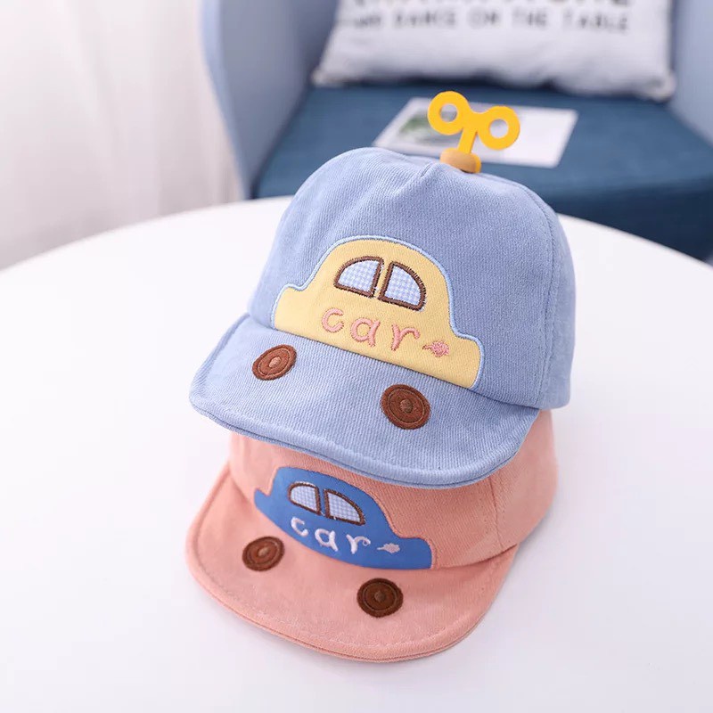 Mũ lưỡi trai, nón lưỡi trai hình Ô TÔ cho bé 0-2 tuổi (239)