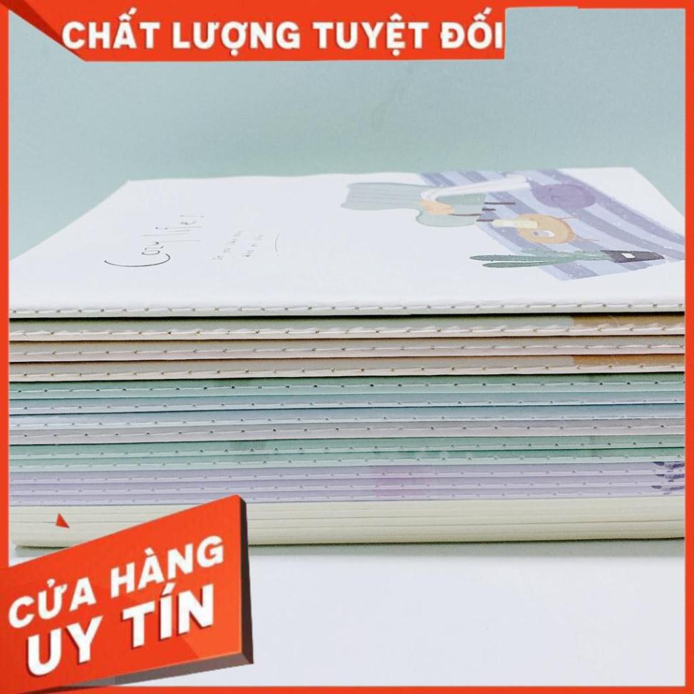 Vở viết kẻ ngang A5,B5 cute 40 trang phong cách vintage - MỘC XINH