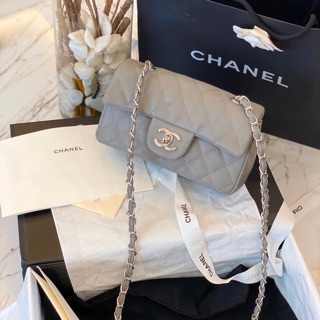 Túi Xách Mini Đeo Chéo  ❤️Freeship❤️Màu Grey Size 20