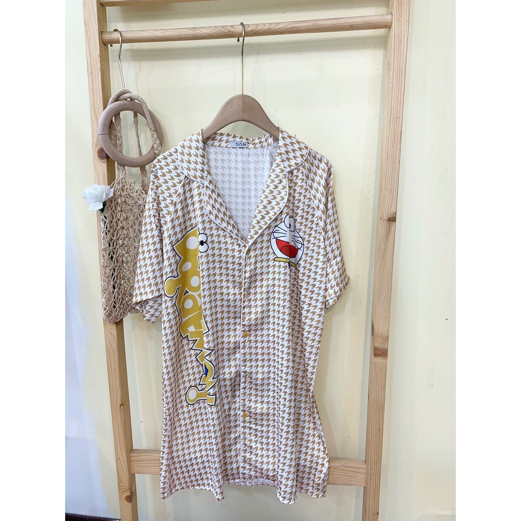 V12 Váy Ngủ Lụa Sơmi