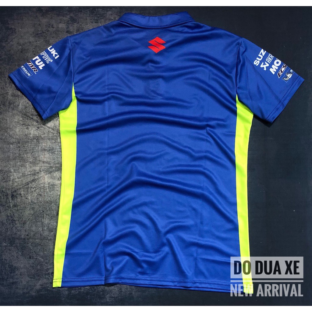 Áo thun đua xe polo Suzuki