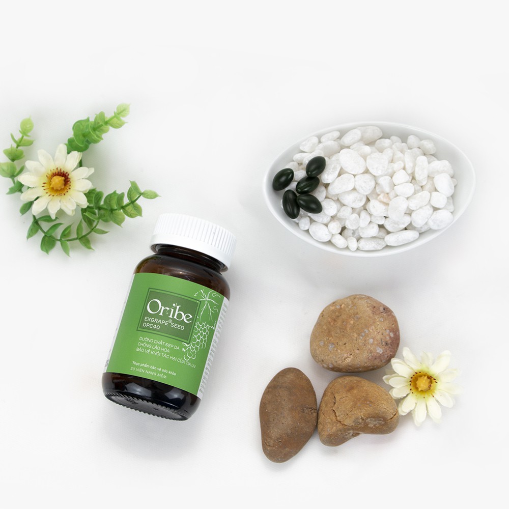 Viên uống Đẹp Da, Mờ Nám, Chống Lão Hóa Oribe - Chiết xuất Hạt Nho Pháp, Collagen nhập khẩu Italia (hộp 30 viên) | BigBuy360 - bigbuy360.vn