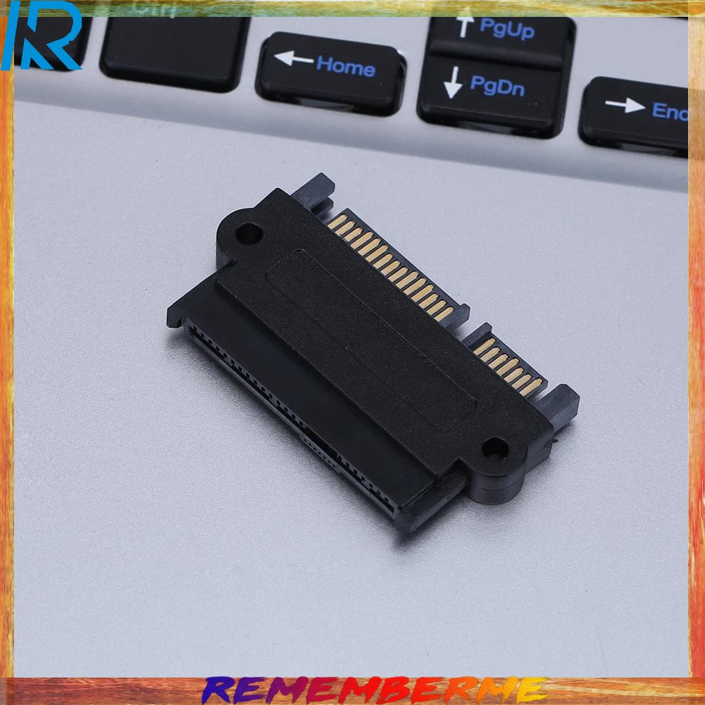 [rem]★5Gbps SFF 8482 SAS to SATA 180 Degree Angle Converter Straight Head Adapter
