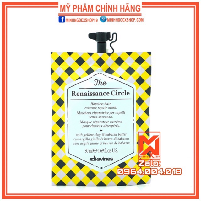Mặt nạ siêu phục hồi DAVINES THE RENAISSANCE CIRCLE 50ml chính hãng | BigBuy360 - bigbuy360.vn