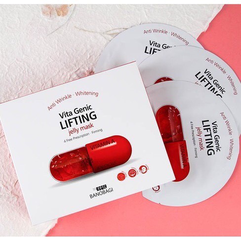 Mặt nạ giấy Vita Genic Banobagi Jelly Mask (1 miếng) vitamin A nâng cơ và săn chắc da
