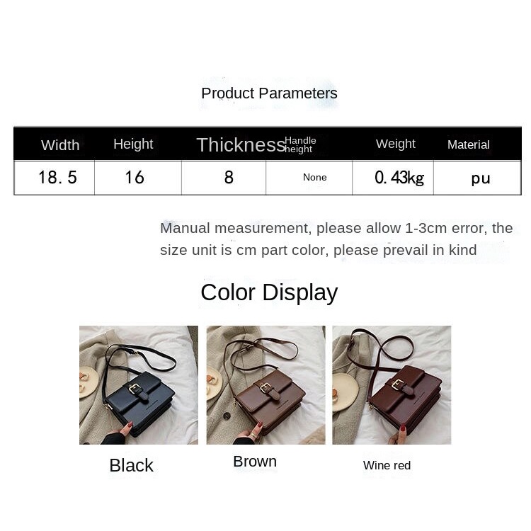 Túi đeo vai phong cách retro Pháp thời trang cho nữ