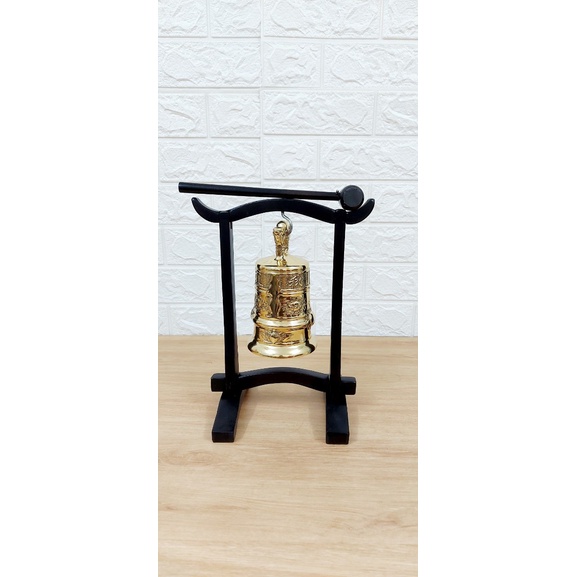 Chuông Đồng Treo Giá Gỗ