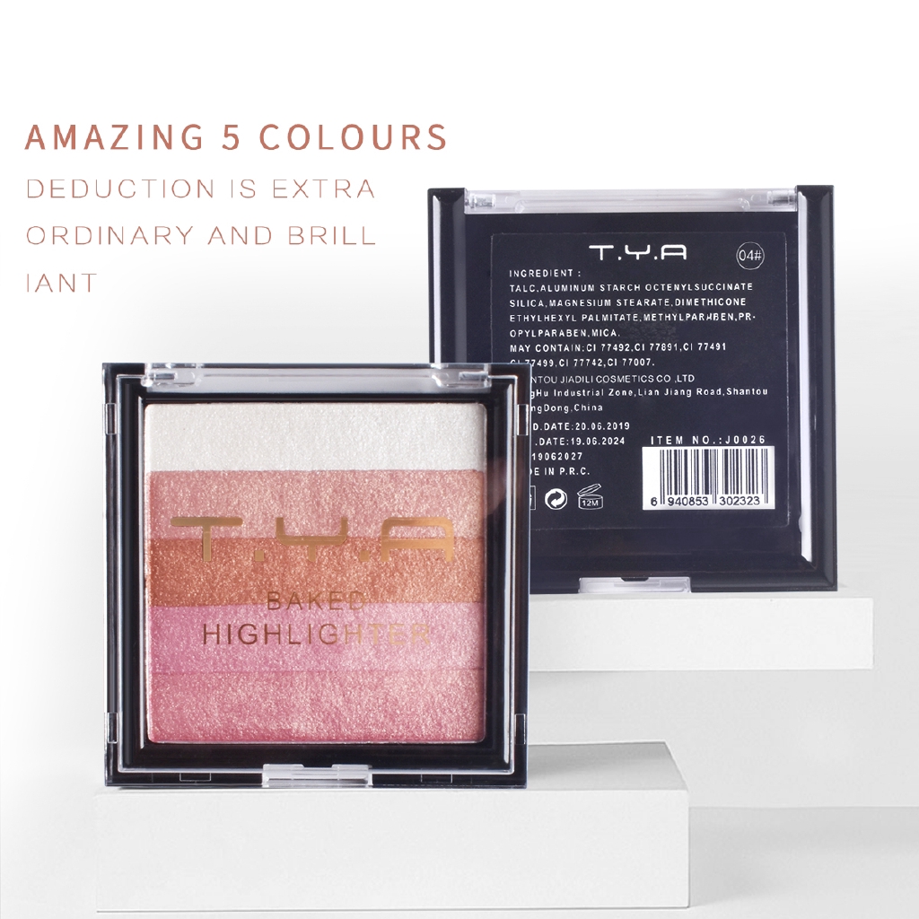 Bảng phấn mắt LAMUSELAND J0026 với 5 màu ánh ngọc trai trang điểm chuyên nghiệp 30.6g | BigBuy360 - bigbuy360.vn