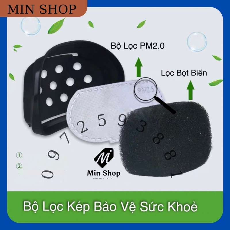 Khẩu Trang Y Tế Trong Suốt ⚡️𝗖𝗛𝗜́𝗡𝗛 𝗛𝗔̃𝗡𝗚⚡️ Bảo Vệ Toàn Diện, Chống Dịch, Dây Đeo Silicon Cao Cấp Tặng Miếng Lọc