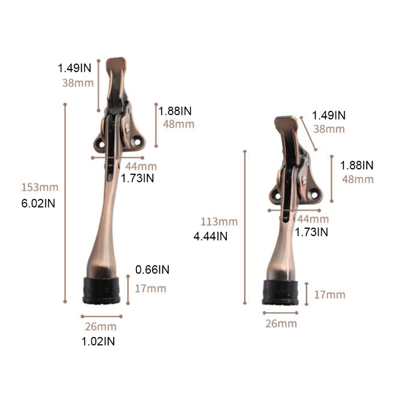 Giá Đỡ Chặn Cửa Một Chạm Không Gây Tiếng Ồn