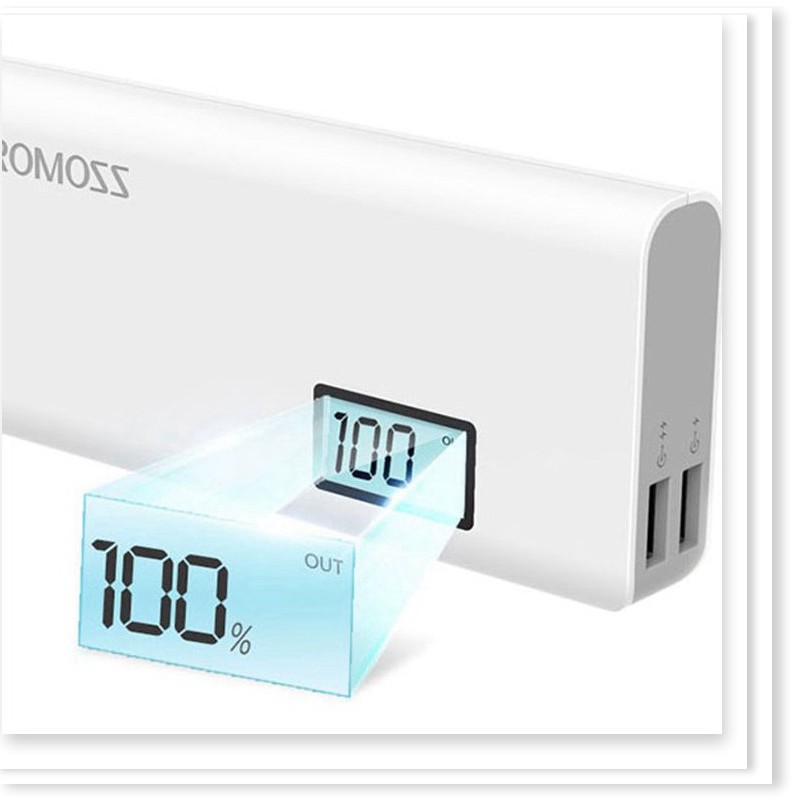 Giá Vốn - Pin sạc dự phòng romoss sense 4 dung lượng 10400mah tự động ngắt khi pin đầy