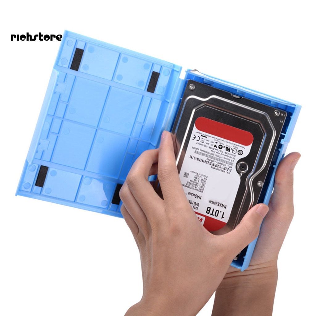Hộp Đựng Ổ Cứng Chống Sốc Màu Trơn 3.5 Inch Ốp | BigBuy360 - bigbuy360.vn