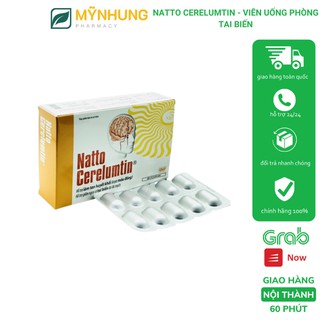 NATTO CERELUMTIN- VIÊN UỐNG CHỐNG CỤC MÁU ĐÔNG, PHÒNG TAI BIẾN HỘP 30 viên
