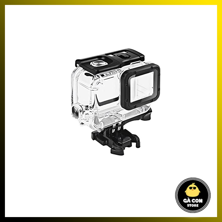 Case chống nước gopro 5/6/7 hàng SHOOT chống nước cao cấp lên tới 45m - Combo kèm phao tay