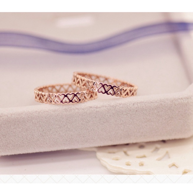 Nhẫn Hoa Văn Titan Ko Han Rỉ TT 4014