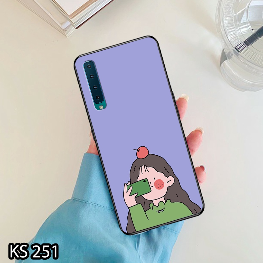 Ốp lưng Samsung A7-2018/A9-2018 in hình Little Girl siêu đáng yêu, dễ thương_KINGSTORE.HN_Ốp SS A750/A950