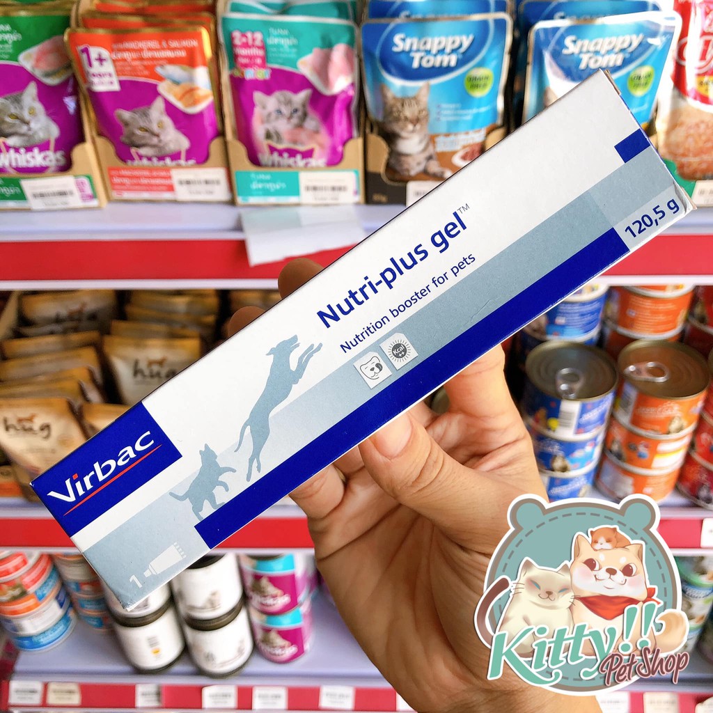 Nutri-plus Gel Virbac 120g - Gel ăn dinh dưỡng cho chó, mèo.