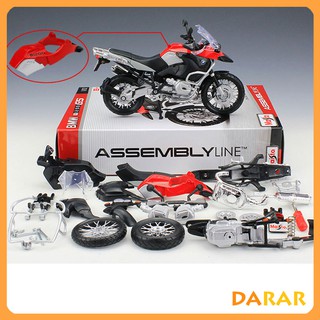 MÔ HÌNH LẮP RÁP xe Moto BMW R 1200 GS Maisto tỷ lệ 1:12
