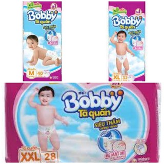 Tã quần bobby m40, xl32, xxl28 mới