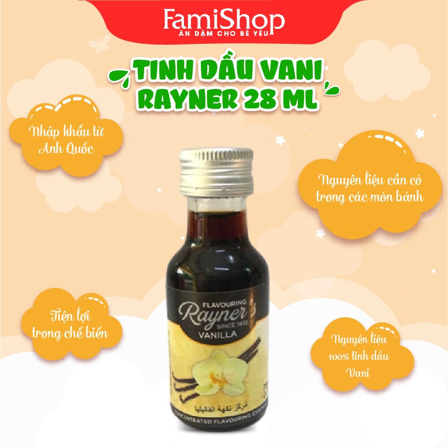 FamiShop Tinh dầu Vani Rayner 28 ml