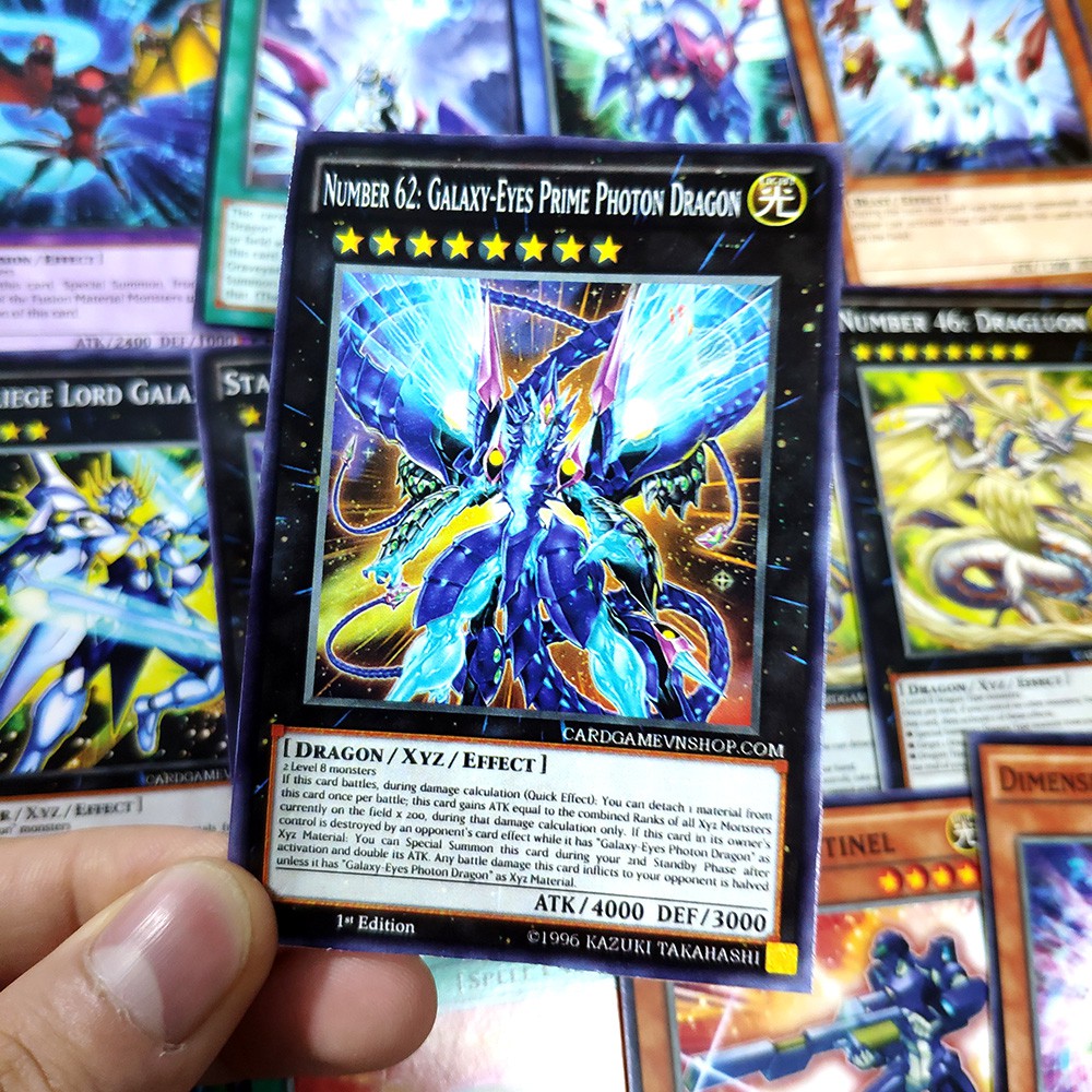 Bài Yugioh ❤️FREESHIP❤️ Thẻ bài Galaxy-Eyes Kaito Tenjo deck 54 lá