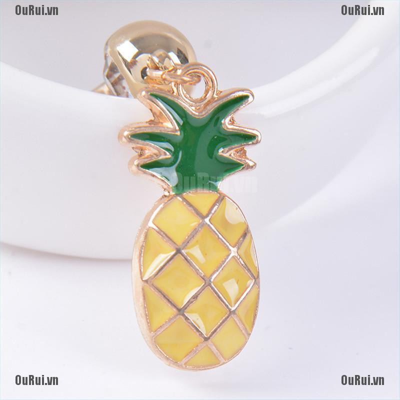 Khuyên Rốn Hình Quả Dứa Bằng Thép Y Tế Chất Lượng Cao