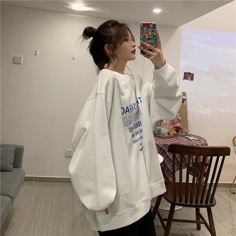 Áo Sweater THIS IS A FACT phong cách Ulzzang Hàn Quốc tay dài họa tiết in hình phong cách cá tính CoolZ CZ506