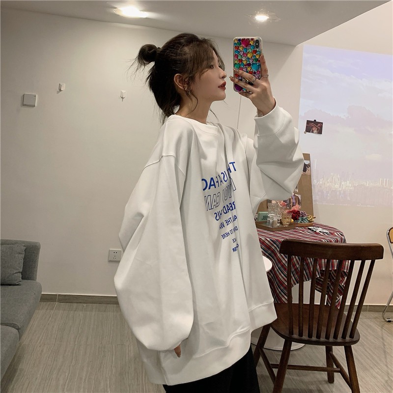 Áo Sweater THIS IS A FACT phong cách Ulzzang Hàn Quốc tay dài họa tiết in hình phong cách cá tính CoolZ CZ506 | WebRaoVat - webraovat.net.vn