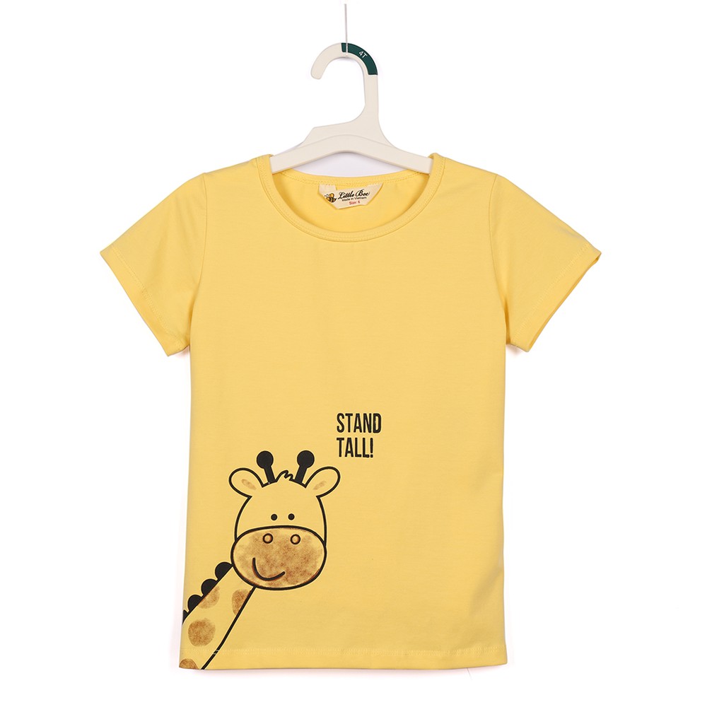 Áo phông chất cotton in hình con vật dành cho bé trai và bé gái 7 - 25kg - TimiKi