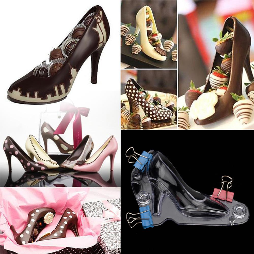 Khuôn Làm Bánh Hình Giày Cao Gót 3D