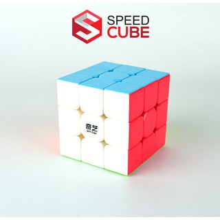 Rubik 3x3 QiYi Warrior S Stickerless Rubic 3 Tầng Không Viền