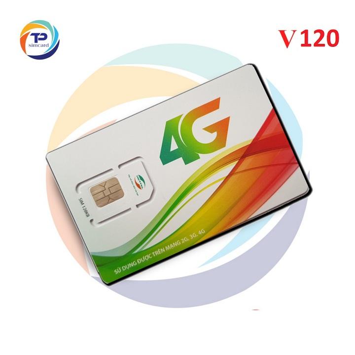 DATA KHỦNG) Sim 4G Viettel V120 Siêu Tốc 60Gb/tháng