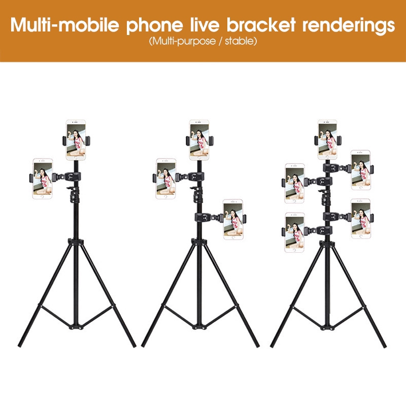 Giá đỡ 3 chân chống rung cho máy chụp hình/điện thoại chất liệu kim loại chất lượng cao đa năng | BigBuy360 - bigbuy360.vn