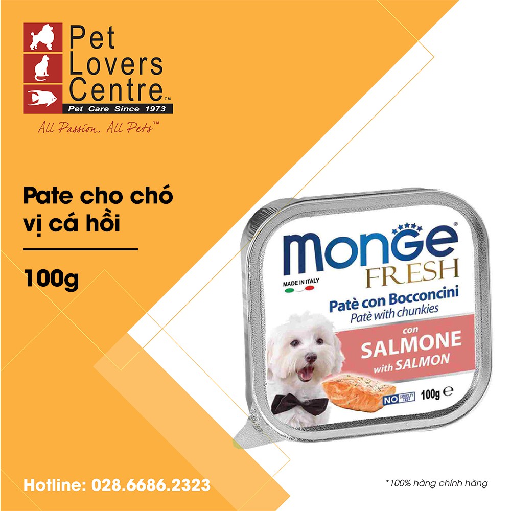 [Đủ vị] Pate cho chó MONGE 100G