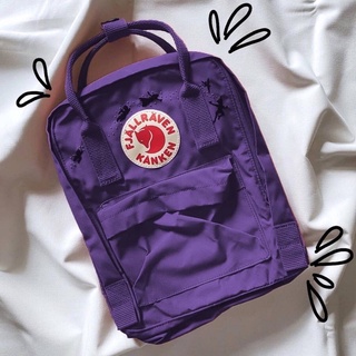 Balo kanken tím đậm size classic