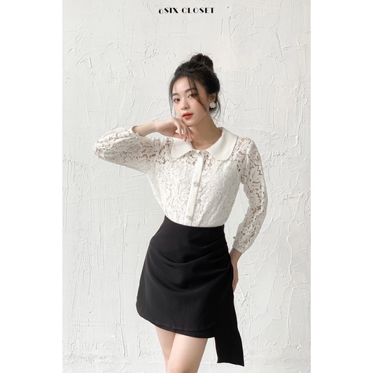 [6SIX closet] Chân váy JENNI vạt lệch