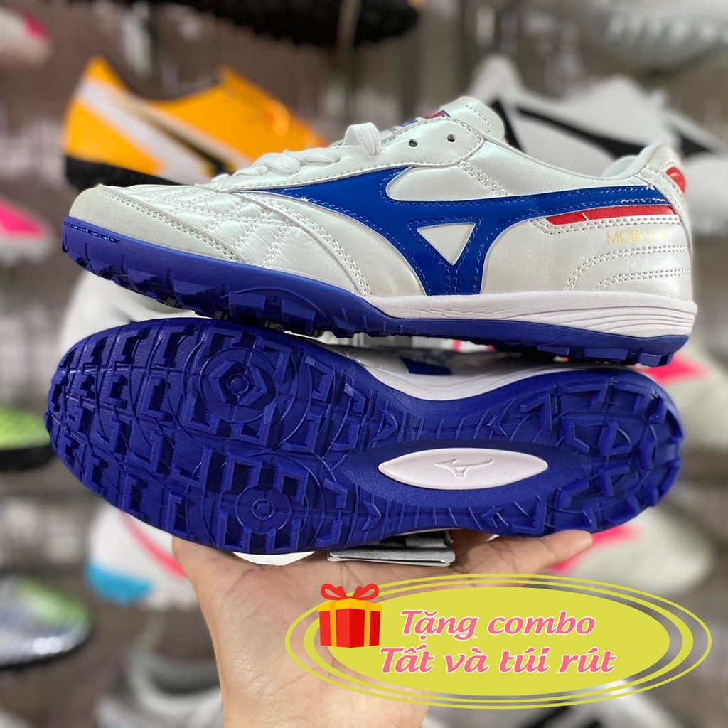 GIÀY MIZUNO MORELIA NEO TF TRẮNG XANH - HÀNG CAO CẤP