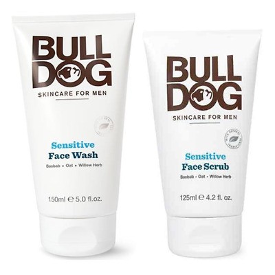 Tẩy Da Chết Bulldog Sensitive Face Scrub Cho Nam Da Nhạy Cảm 125ml