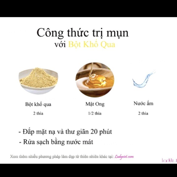 200g Bột Khổ qua rừng sấy lạnh có giấy VSATTP và ĐKKD nguyên chất thiên nhiên 100%