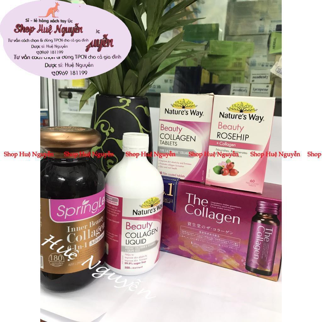 Collagen nước Beauty Collagen Nature's Way,ĐẸP DA lọ 500ml CHEMIST ÚC | Thế Giới Skin Care
